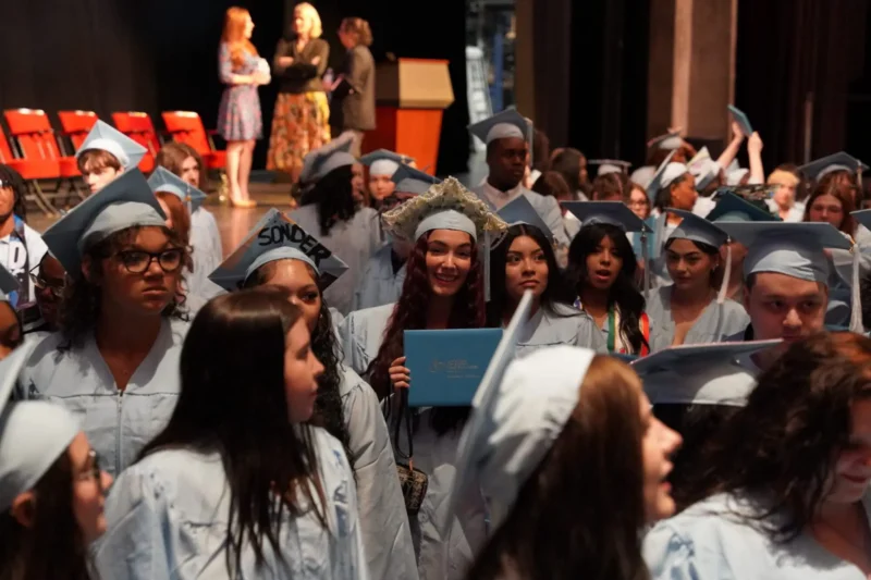 happy students graduating