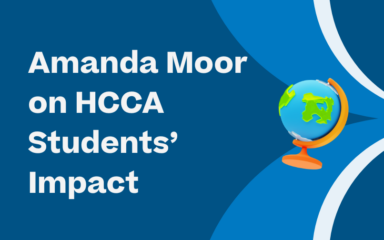 Amanda Moor on HCCA Students’ Impact