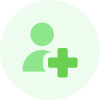 green icon plus